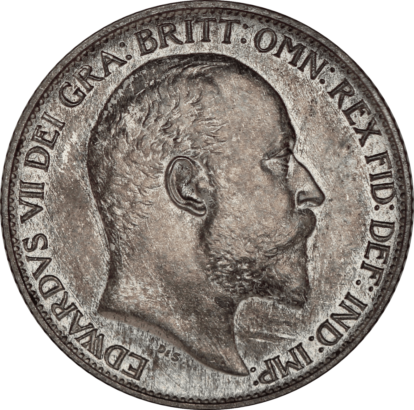 1902 King Edward VII Matte Proof Sixpence - UNC - S.3983