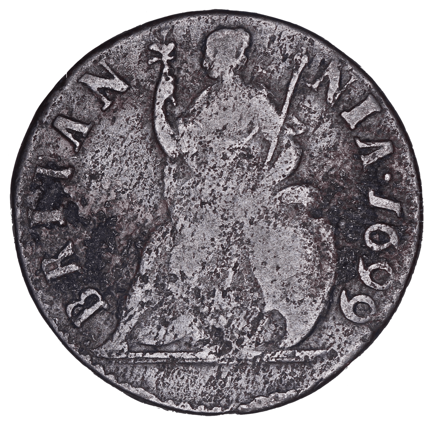 1699 King William III Farthing - F - S.3558