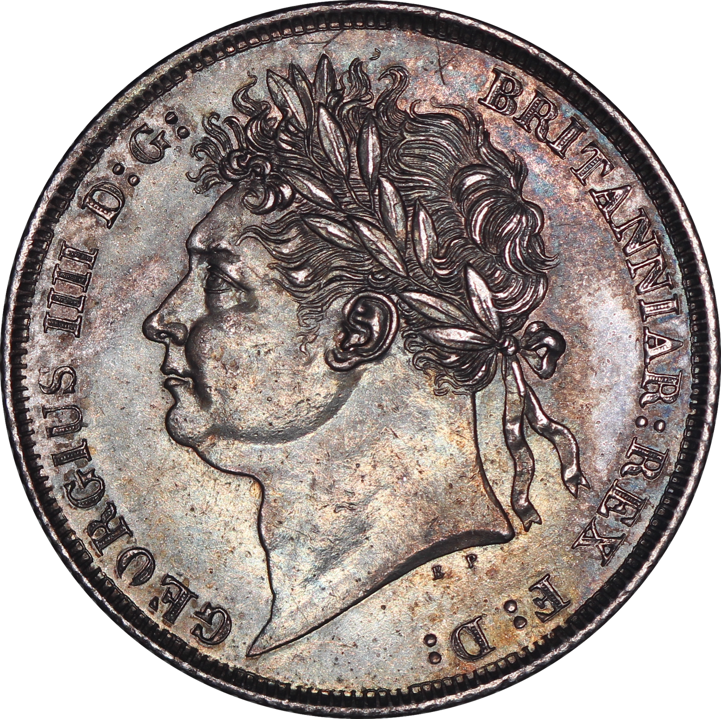1824 King George IV Shilling - AUNC - S.3811