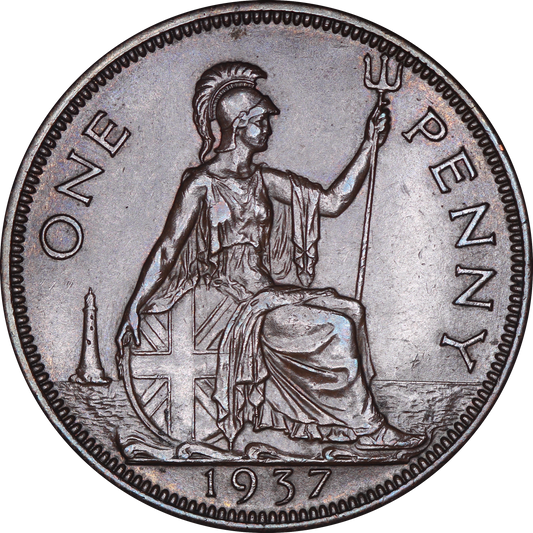 1937 King George VI Penny - EF - SPINK 4114