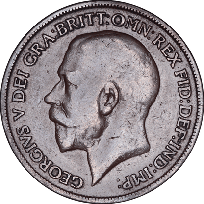 1918 KN King George V Penny - F - S.4053