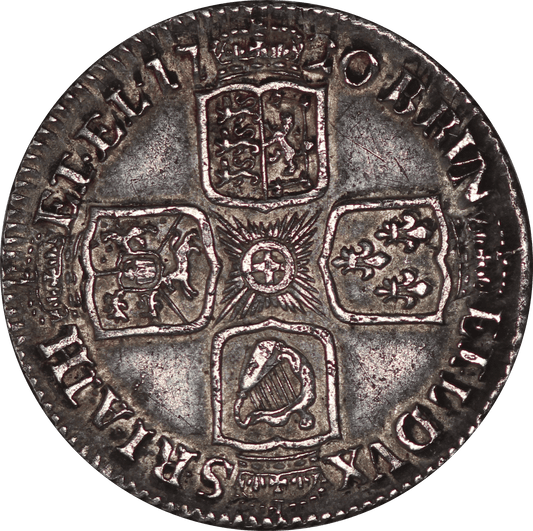 1720 King George I Shilling - VF - SPINK 3646