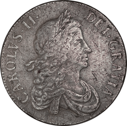 1668 King Charles II Crown - F - SPINK 3357