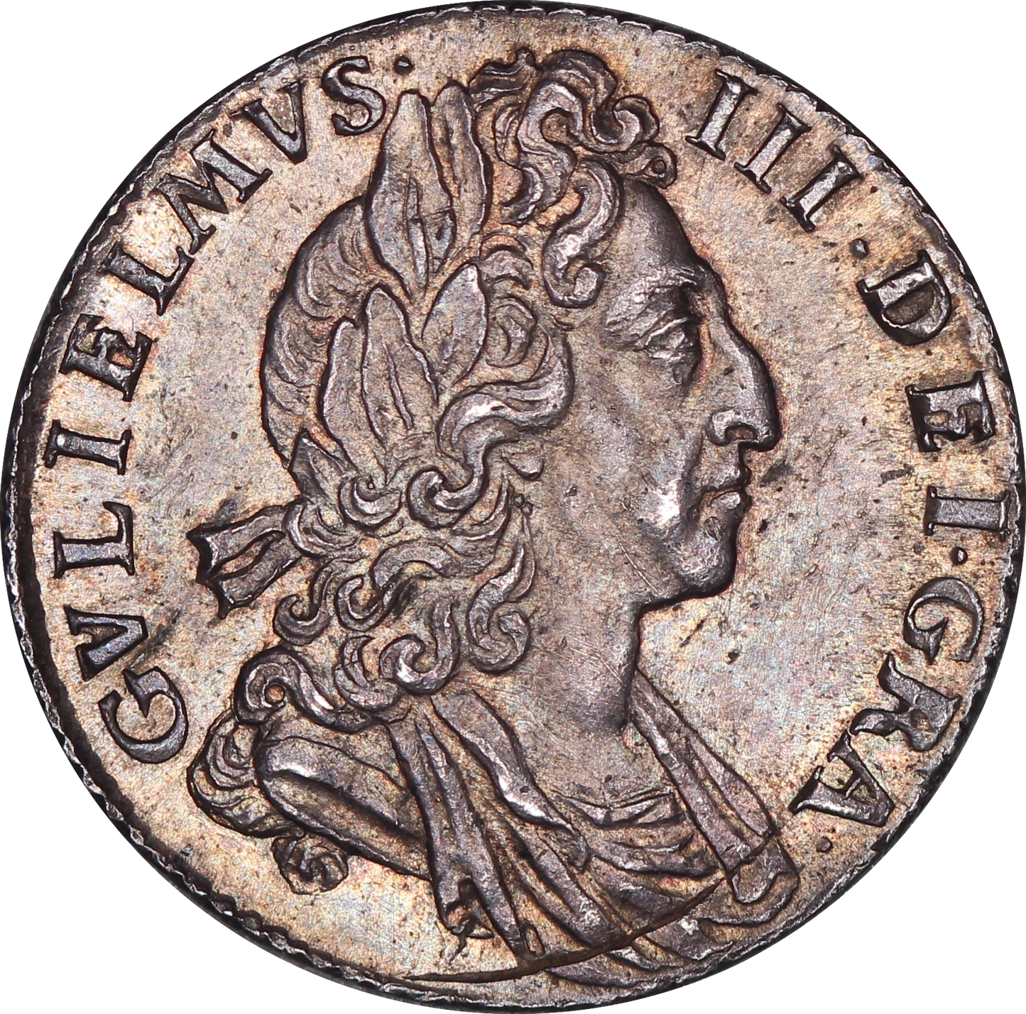 1700 King William III Sixpence - AUNC - SPINK 3538