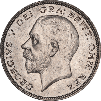 1928 King George V Half Crown - EF - S.4037