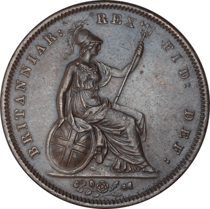 1826 King George IV Penny - EF - S.3823