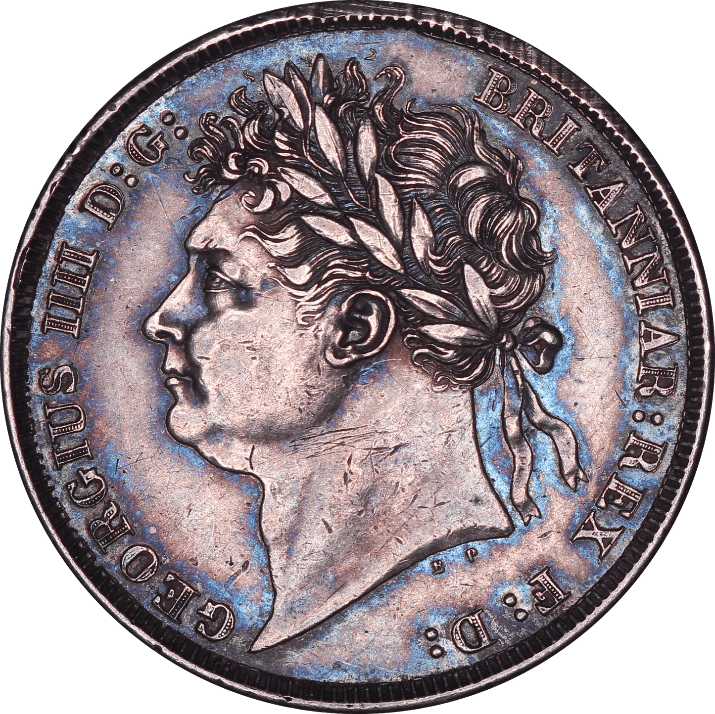 1825 King George IV Shilling - EF - S.3811