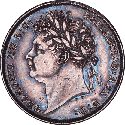1825 King George IV Shilling - EF - S.3811