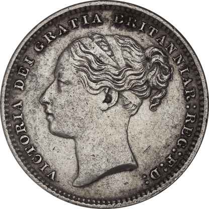 1886 Queen Victoria Shilling - VF - S.3907