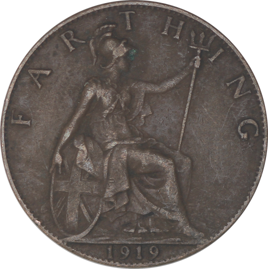 1919 King George V Farthing - VF - SPINK 4060