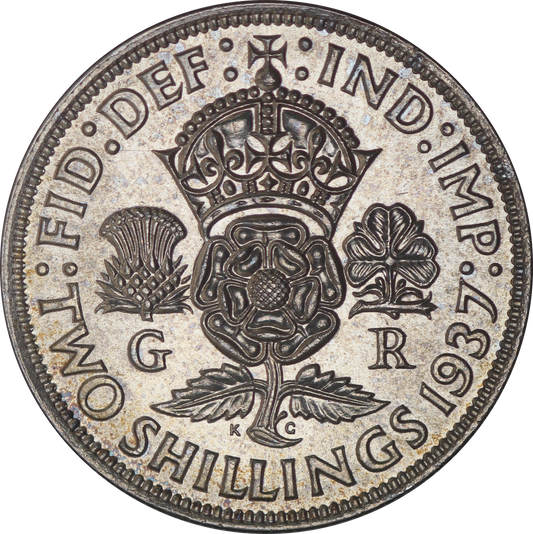 1937 King George VI Florin - AUNC - SPINK 4081