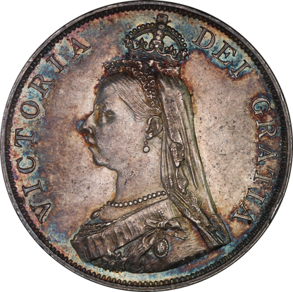 1889 Queen Victoria Double Florin - EF - SPINK 3923