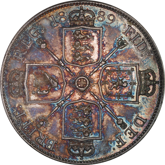 1889 Queen Victoria Double Florin - EF - SPINK 3923