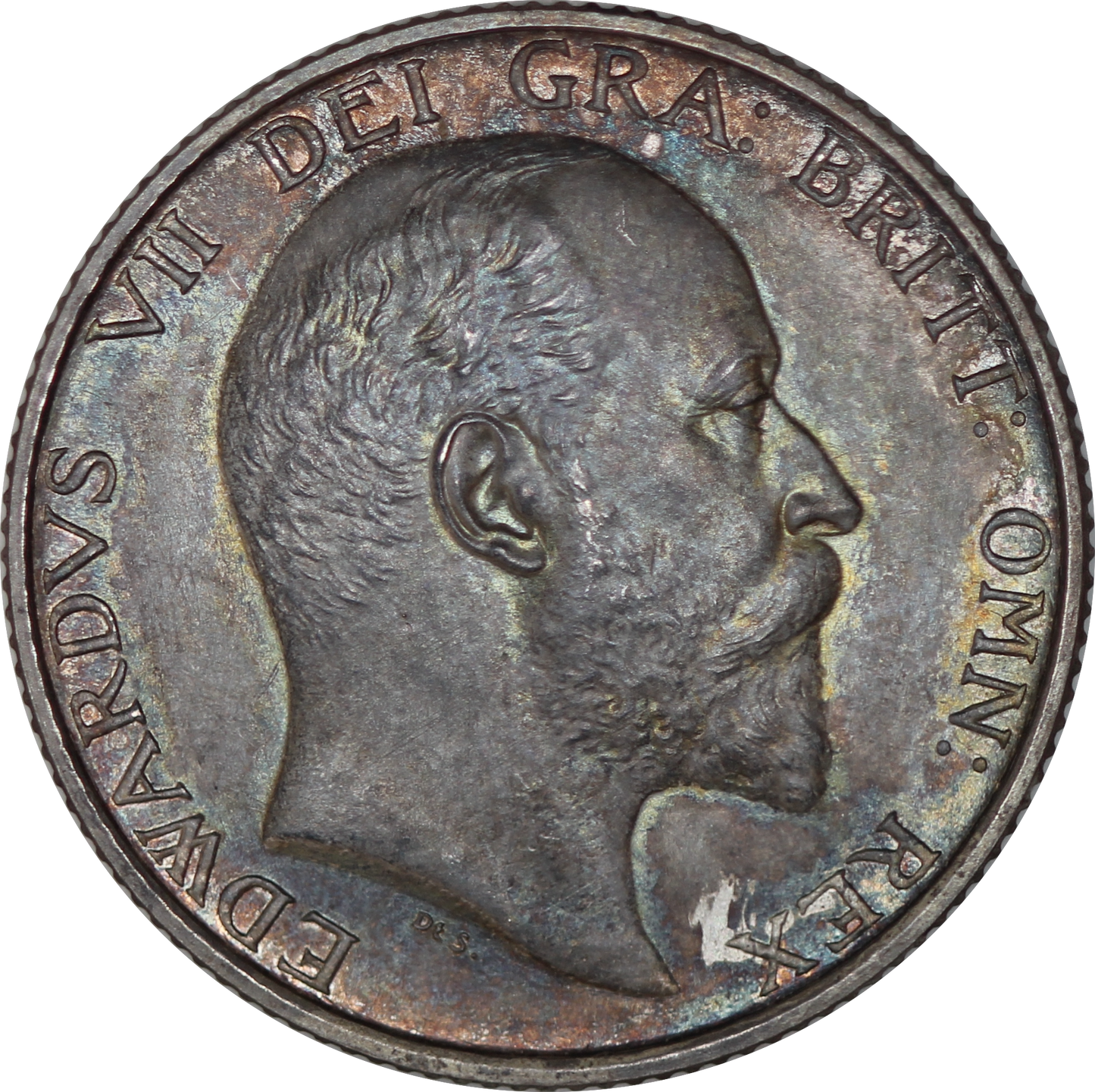 1902 King Edward VII Matte Proof Shilling - UNC - SPINK 3982