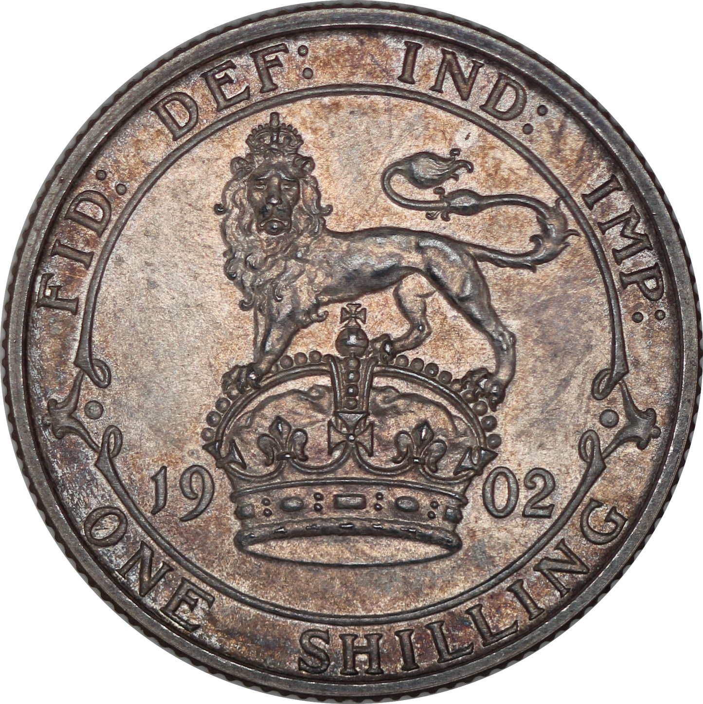 1902 King Edward VII Matte Proof Shilling - UNC - SPINK 3982