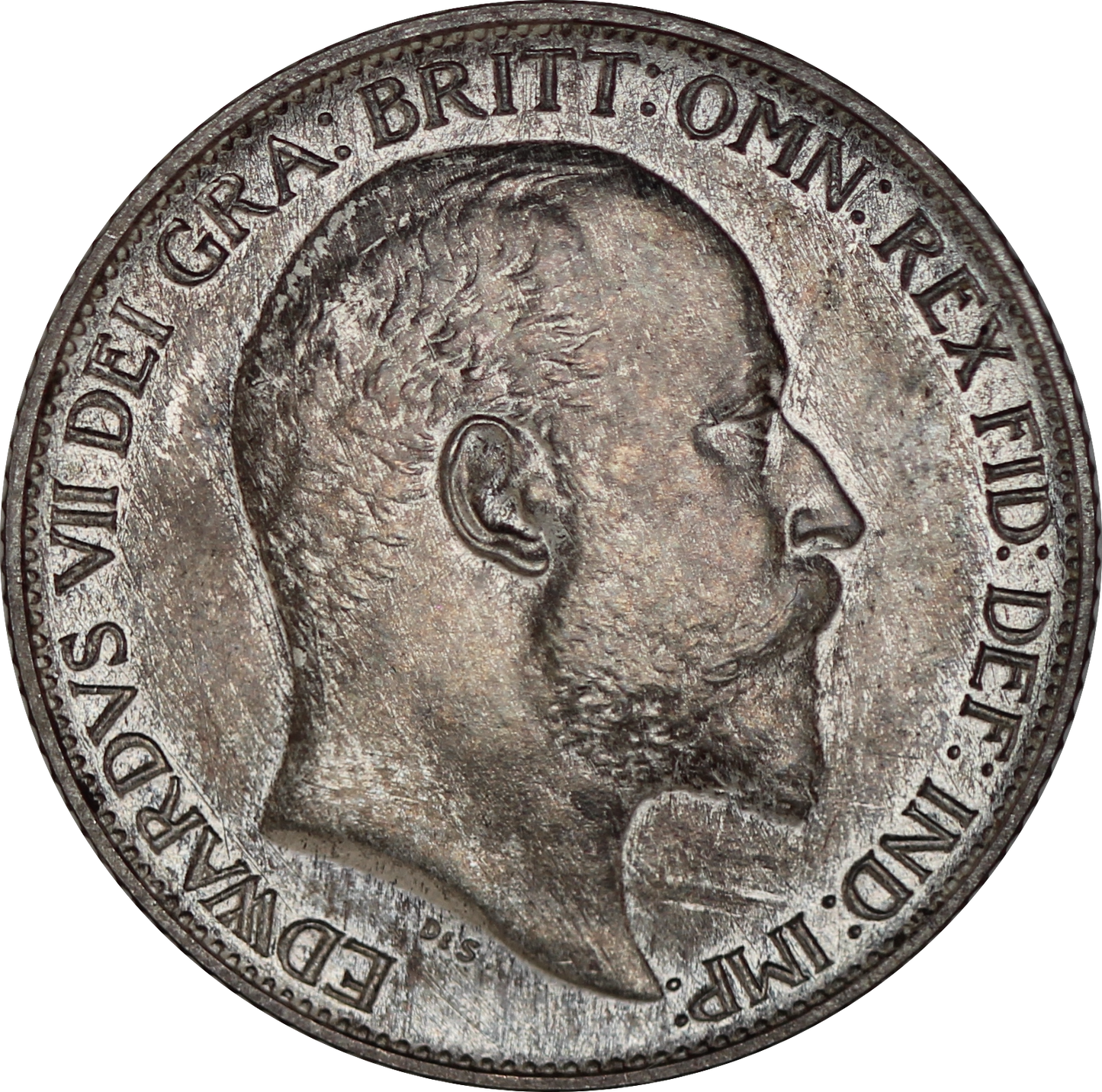 1902 King Edward VII Matte Proof Sixpence - UNC - SPINK 3983