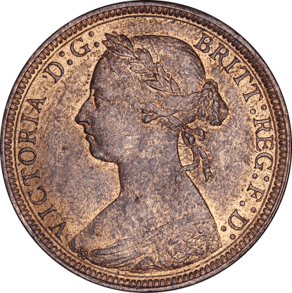 1887 Queen Victoria Halfpenny - UNC - SPINK 3956