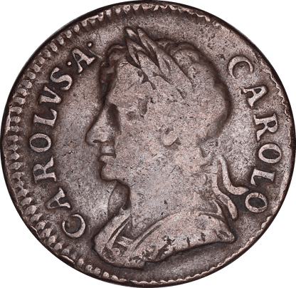 1673 King Charles II Farthing - F - SPINK 3394