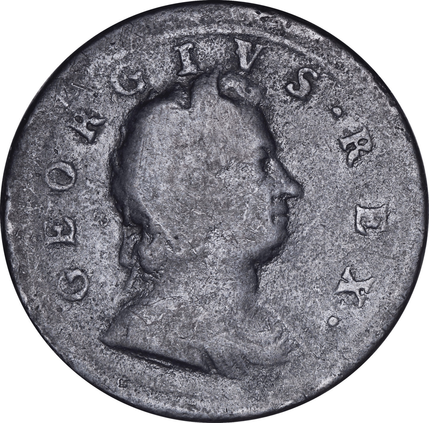 1722 King George I Halfpenny - F - SPINK 3660