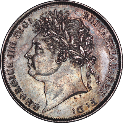 1824 King George IV Shilling - AUNC - S.3811