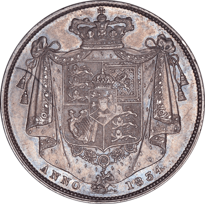 1834 King William IV Halfcrown - EF - S.3834A