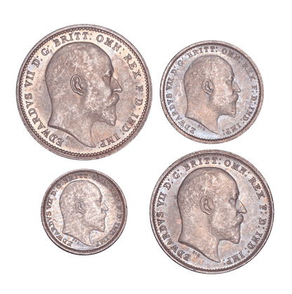 1906 King Edward VII Maundy Set - UNC - S.3985